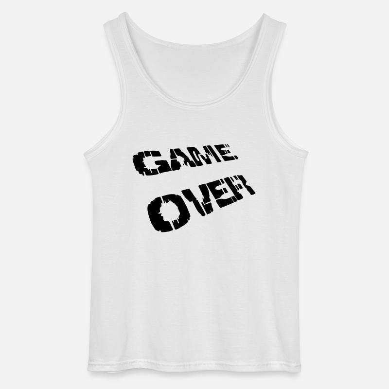 end - Gildan Männer Tank Top - Weiß
