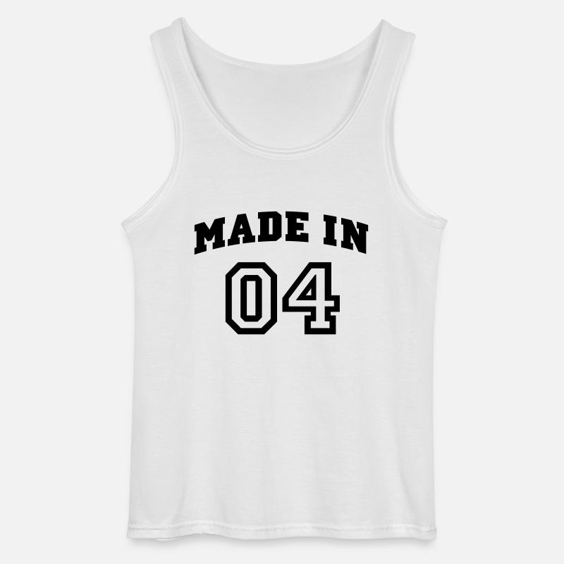 mp_madein04a - Gildan Männer Tank Top - Weiß
