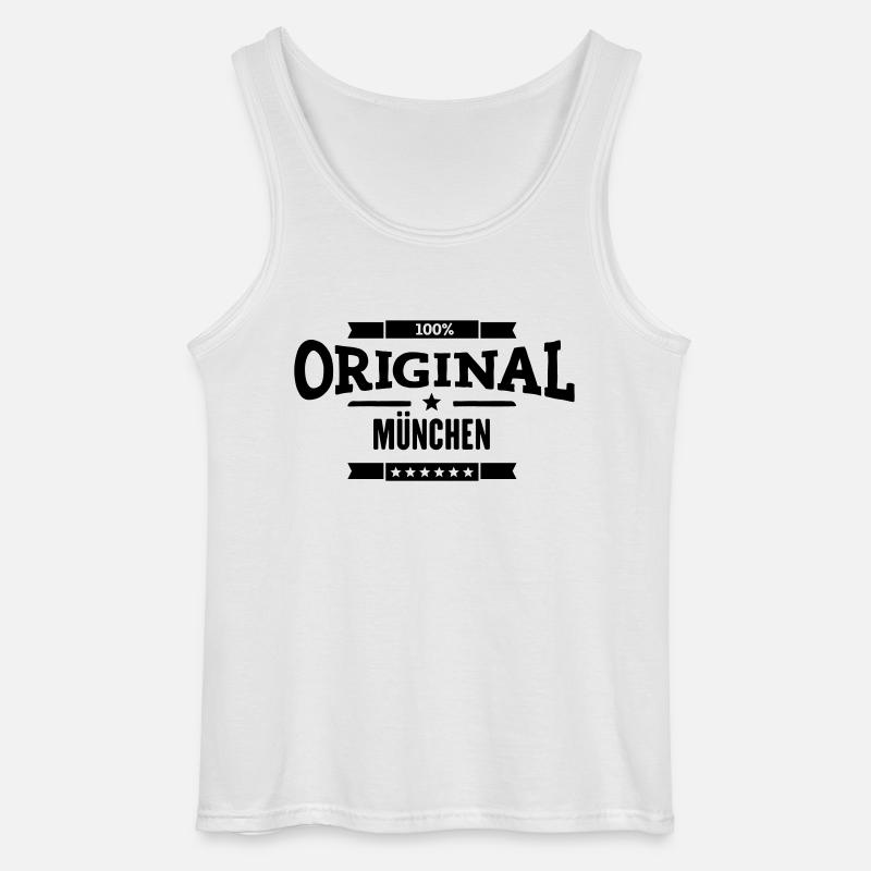 Original München - Gildan Männer Tank Top - Weiß