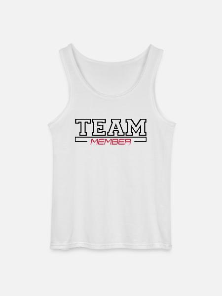 team member - Gildan Männer Tank Top - Weiß