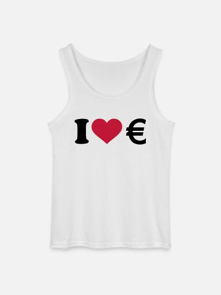 Euro - Gildan Männer Tank Top - Weiß