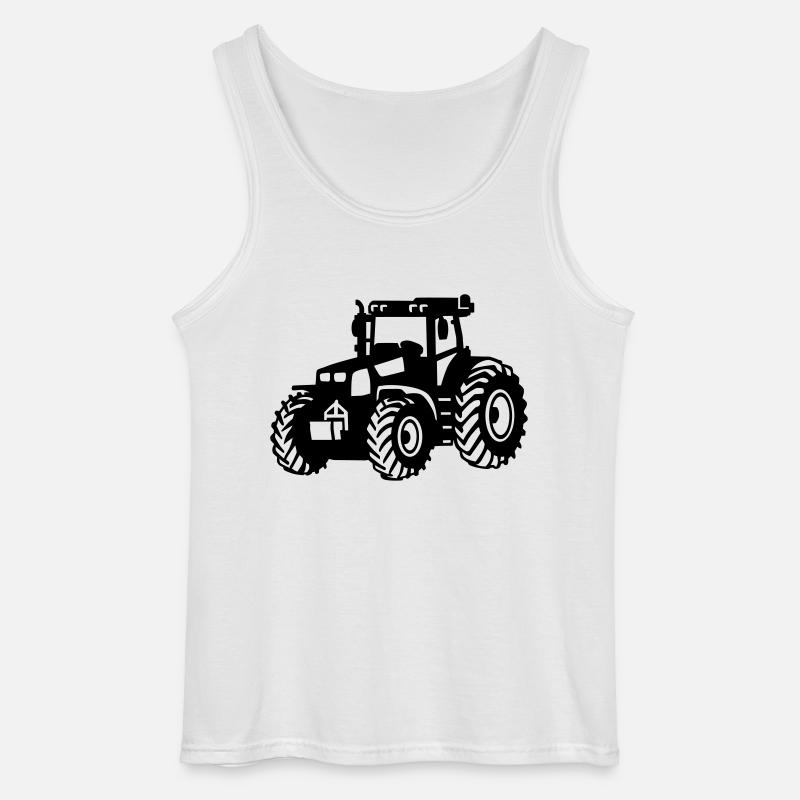Traktor - Gildan Männer Tank Top - Weiß