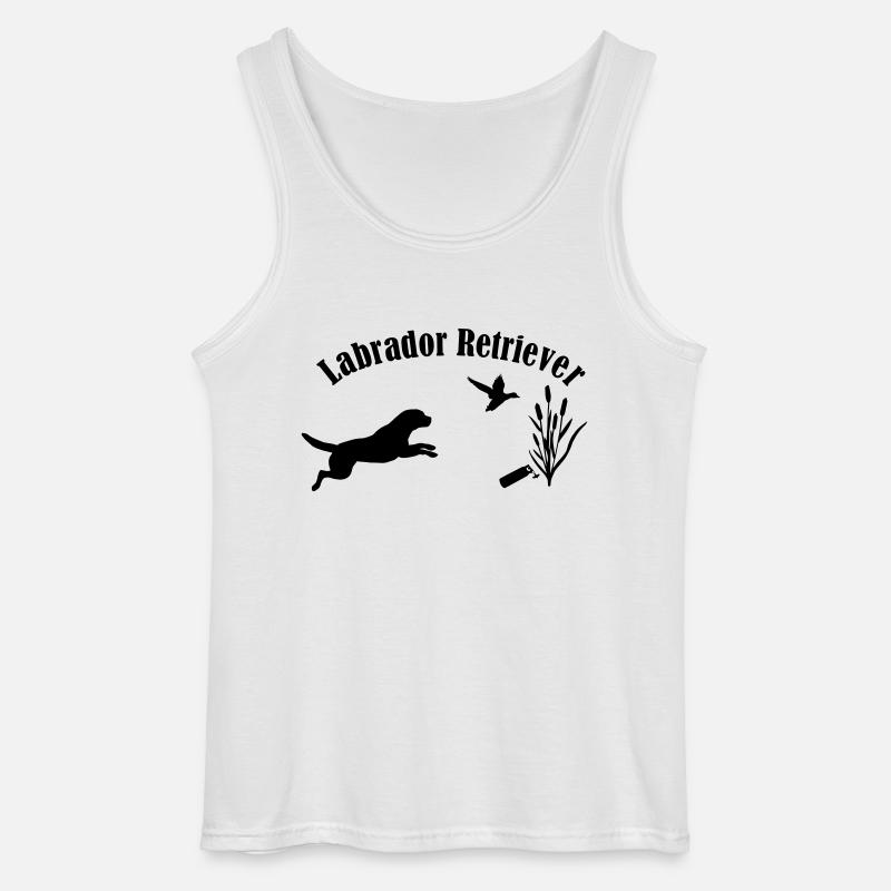 Labrador Retriever - Gildan Männer Tank Top - Weiß