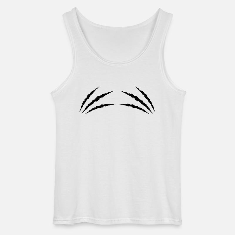 krallen 2 - Gildan Männer Tank Top - Weiß