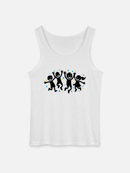Kinder Freude Kindergarten - Gildan Männer Tank Top - Weiß