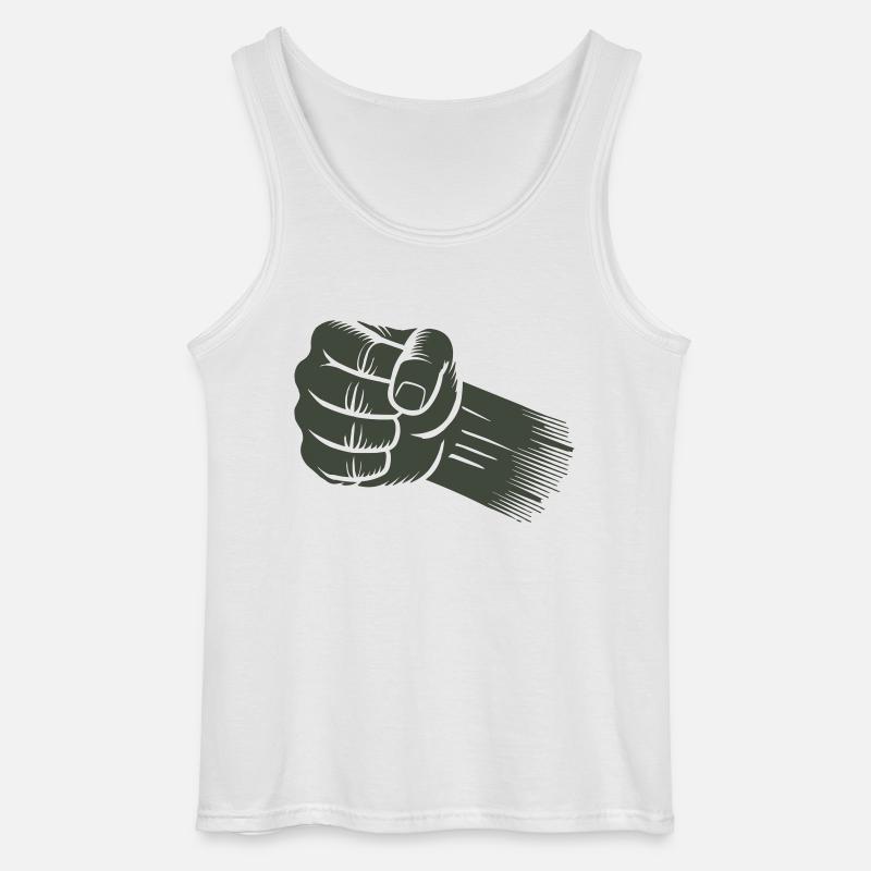 faust - Gildan Männer Tank Top - Weiß