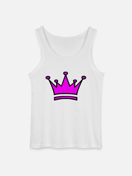 KRONE - Gildan Männer Tank Top - Weiß