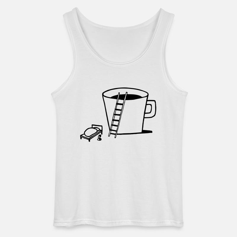good rning-coffee - Gildan Männer Tank Top - Weiß