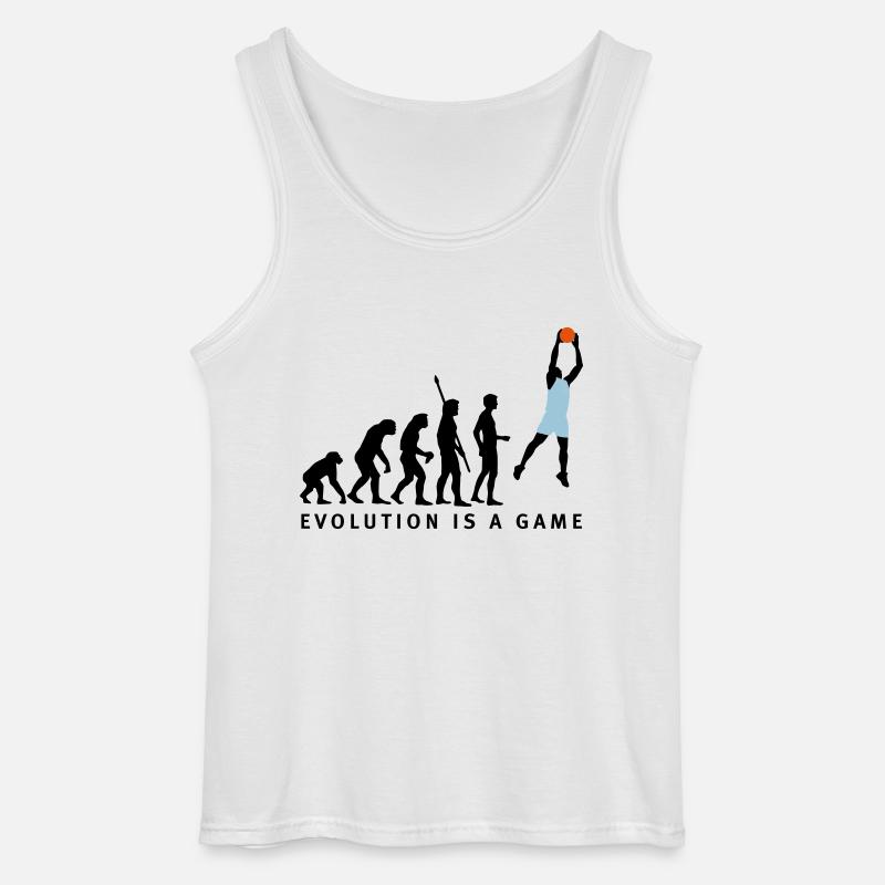 evolution_basketball_072011_b_3c - Gildan Männer Tank Top - Weiß