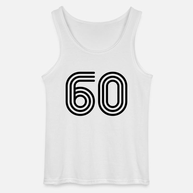 60 sechzig sixty - Gildan Männer Tank Top - Weiß