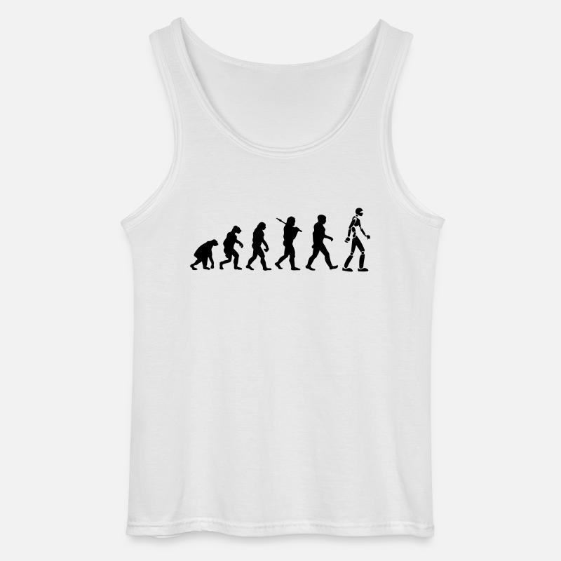 Robot Evolution - Débardeur Gildan Homme - blanc