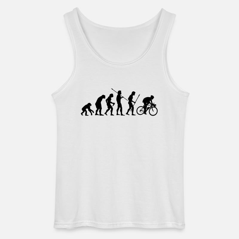 Biker evolution - Gildan Männer Tank Top - Weiß