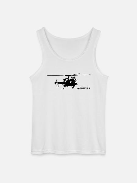 Alouette III - Gildan Männer Tank Top - Weiß
