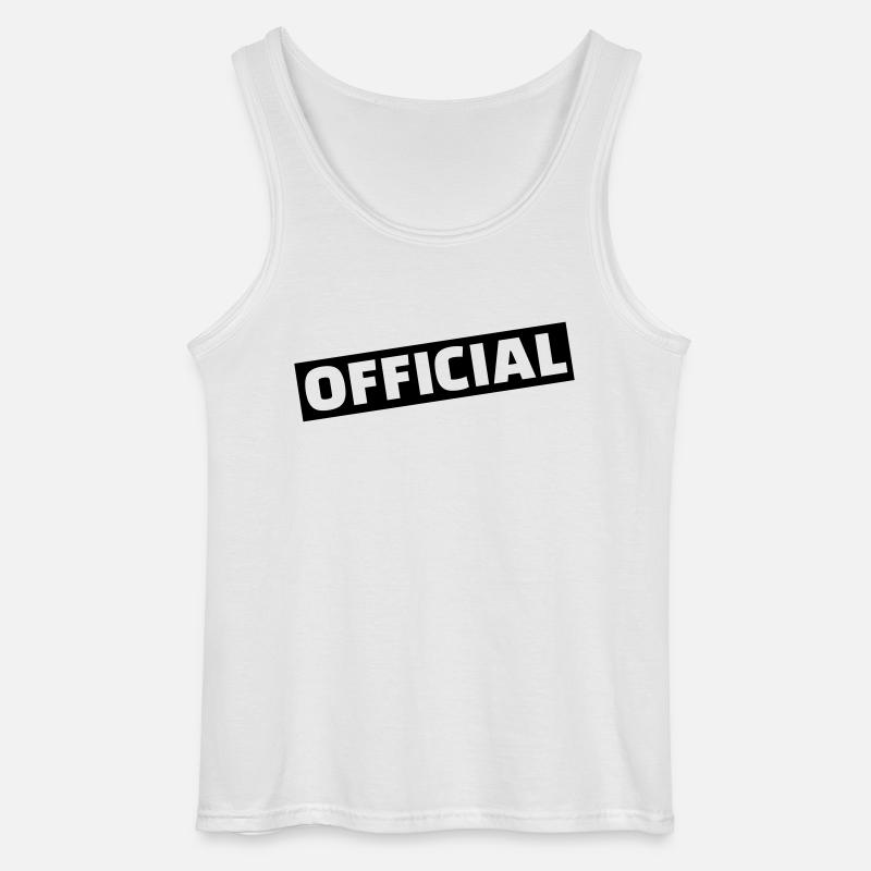 Official - Gildan Männer Tank Top - Weiß