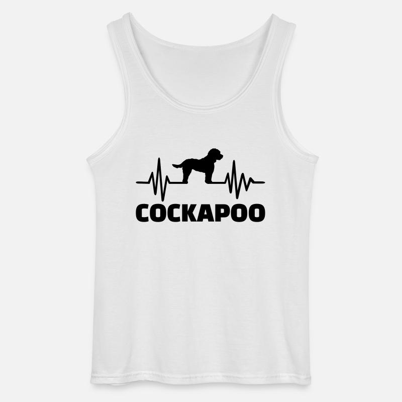 Cockapoo - Gildan Men’s Tank Top - white