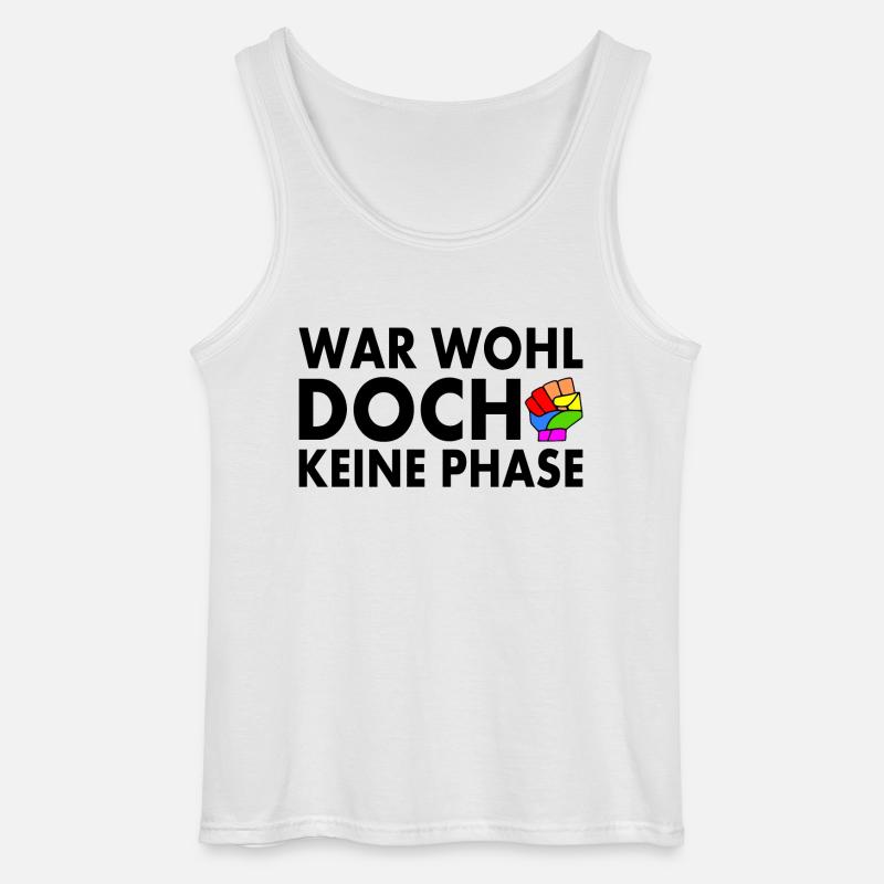war wohl doch keine phase - Gildan Männer Tank Top - Weiß