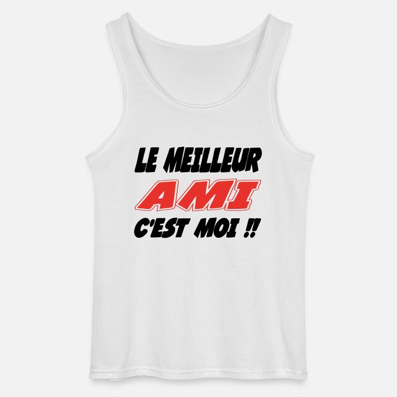 Der beste FREUND bin ich!! - Gildan Männer Tank Top - Weiß