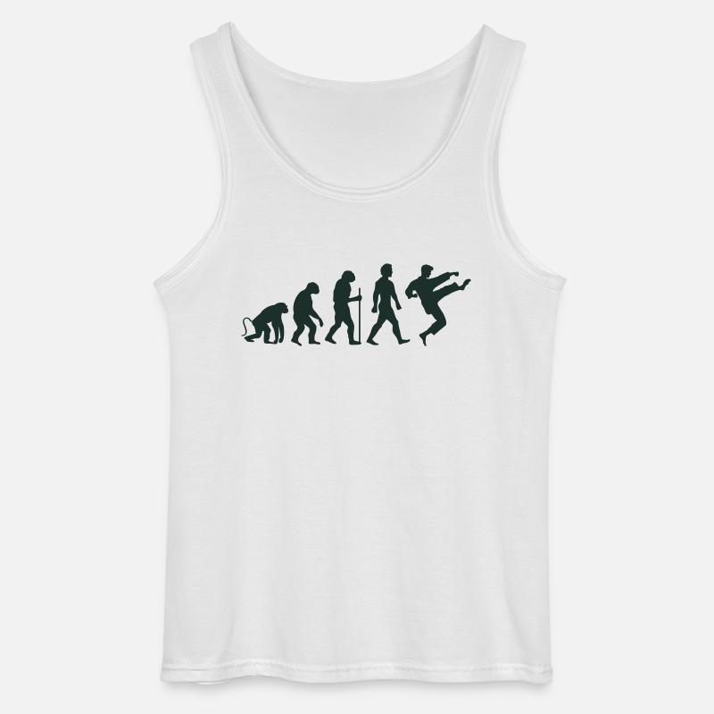 karate evolution - Gildan Männer Tank Top - Weiß