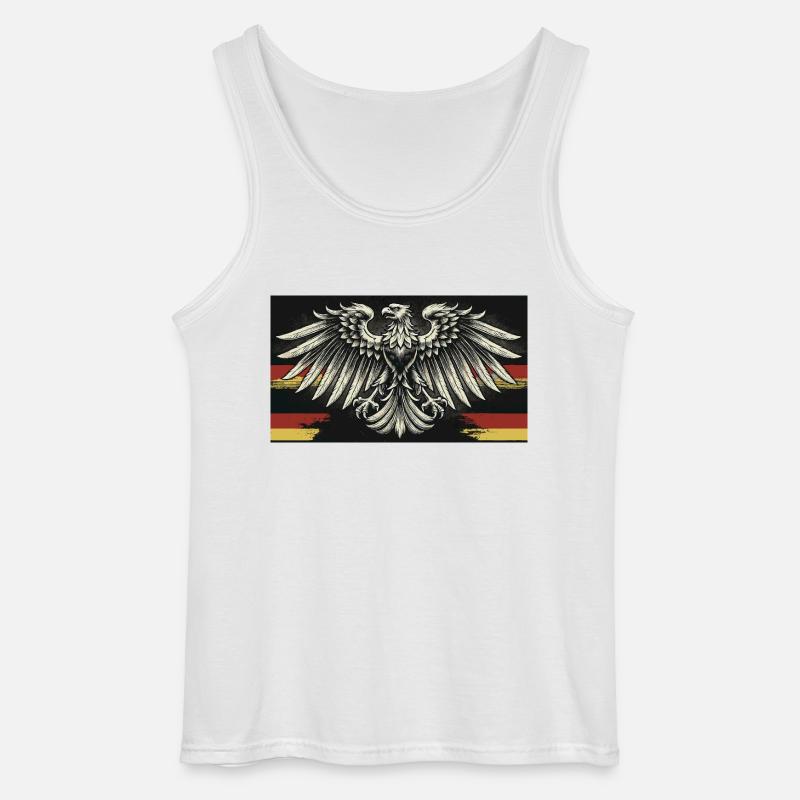 German Eagle zäh - Gildan Männer Tank Top - Weiß