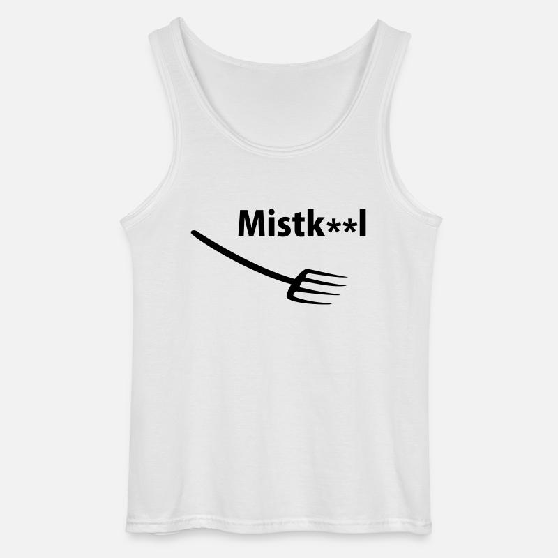 Pferd - Gildan Männer Tank Top - Weiß
