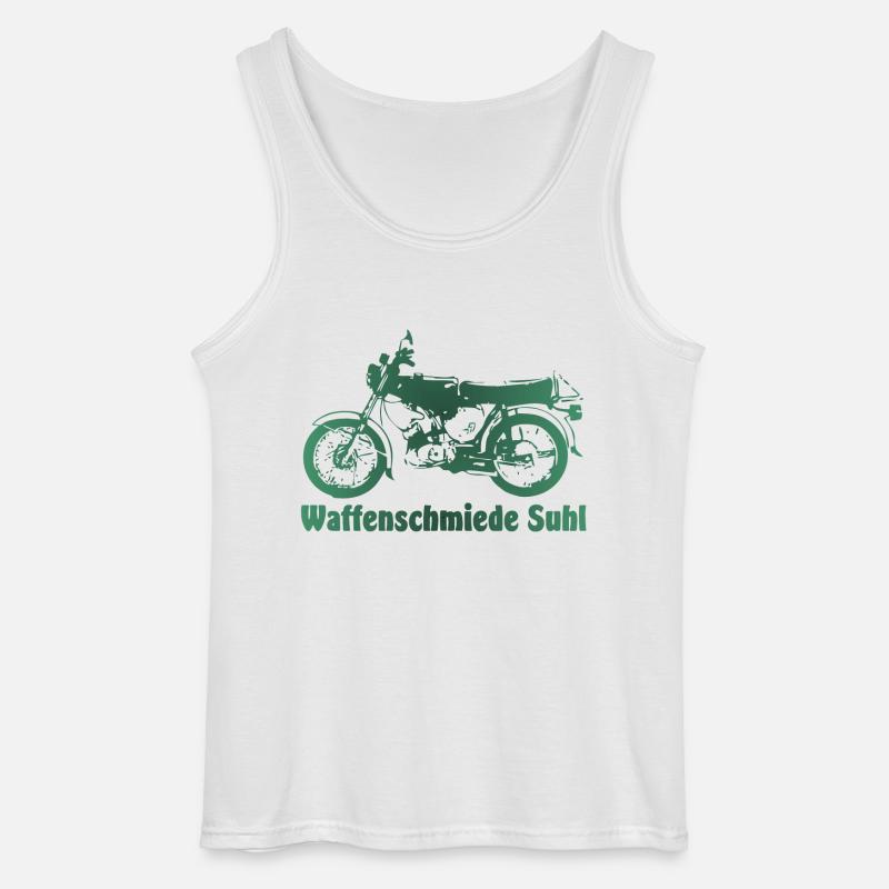 Simson S51 Waffenschmiede Suhl - Gildan Männer Tank Top - Weiß