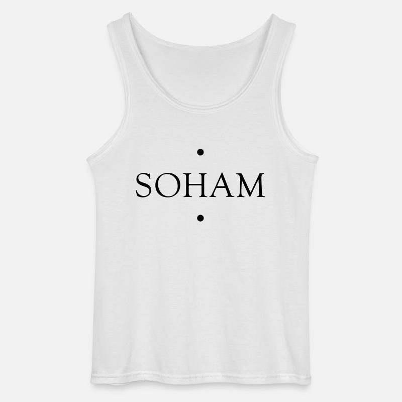 SOHAM - Gildan Männer Tank Top - Weiß
