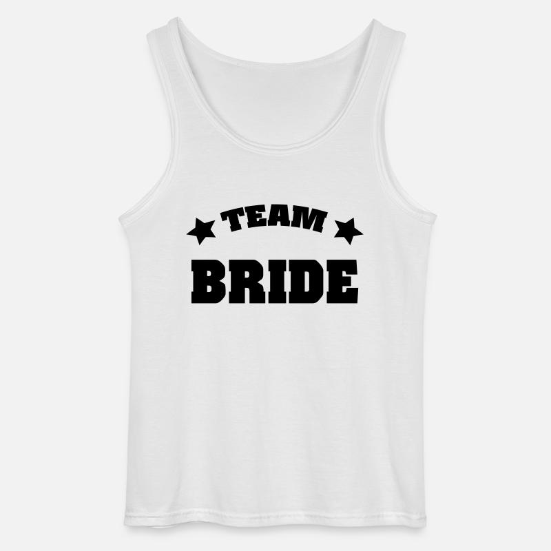 Team Bride - Gildan Männer Tank Top - Weiß