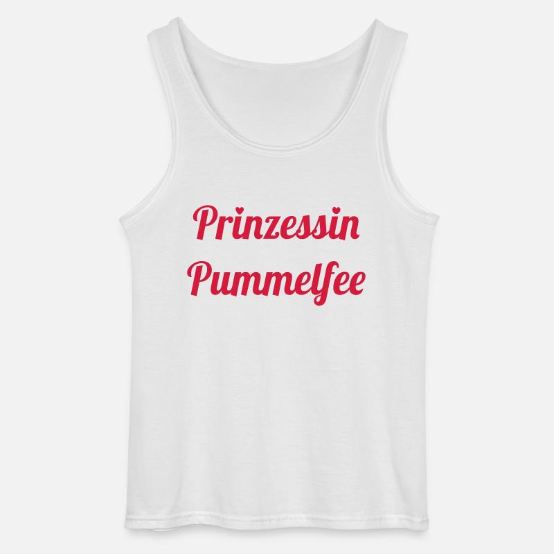 Prinzessin Pummelfee - Gildan Männer Tank Top - Weiß
