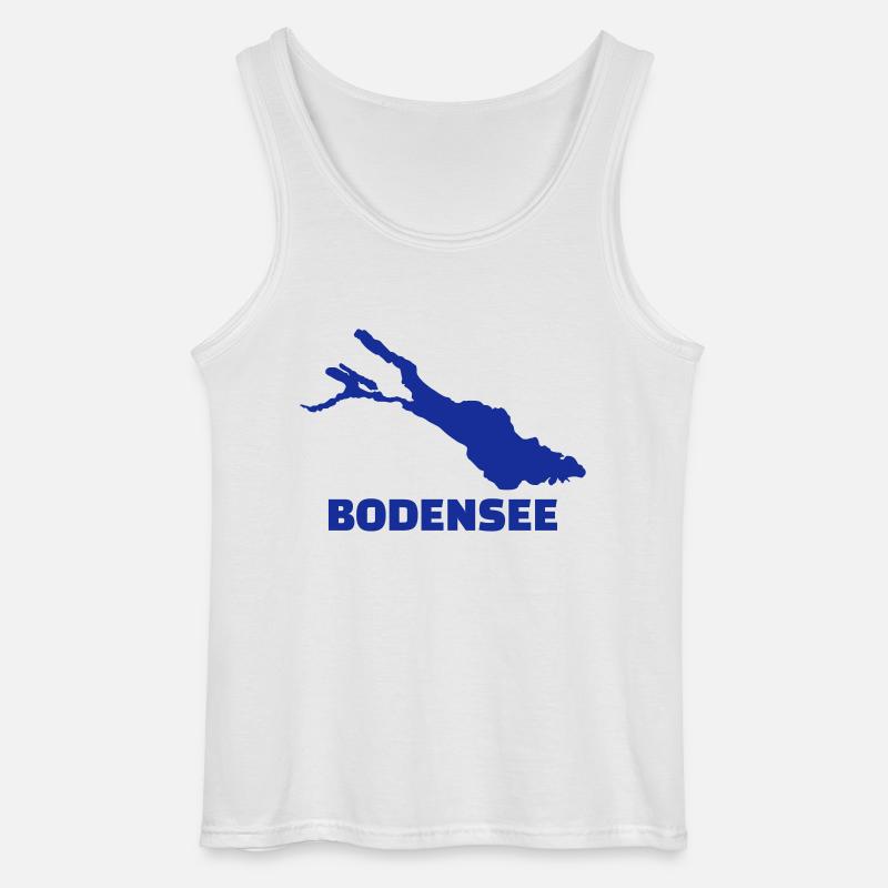 Bodensee - Gildan Männer Tank Top - Weiß