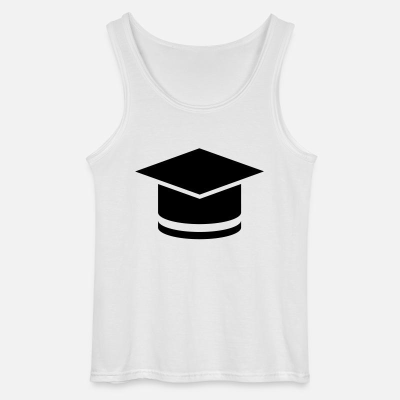 Doktorhut - Gildan Männer Tank Top - Weiß