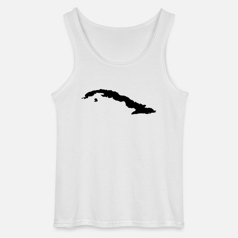 Cuba - Gildan Männer Tank Top - Weiß