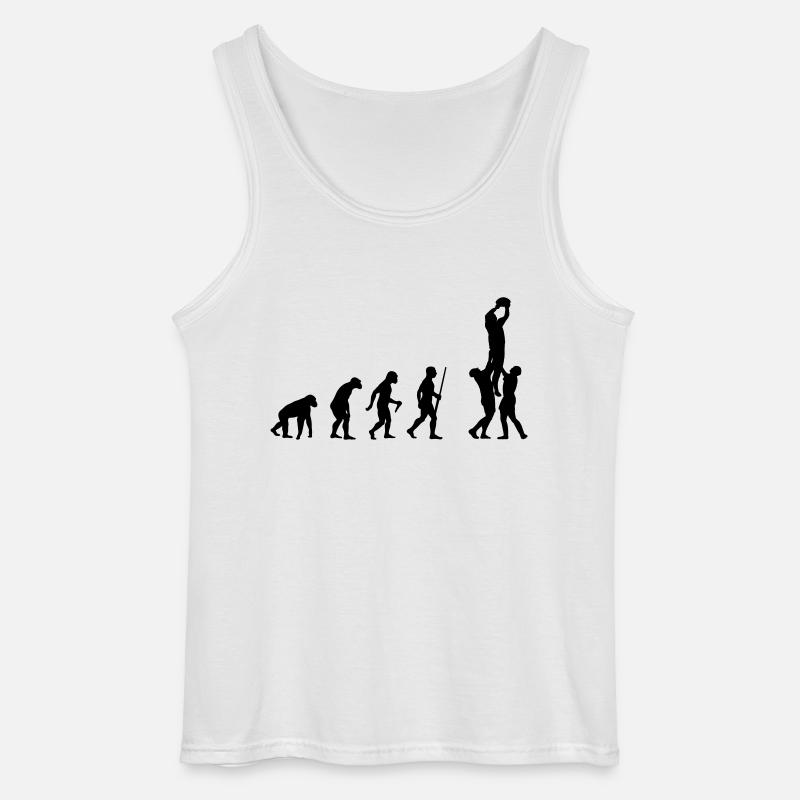 Evolution Rugby - Gildan Männer Tank Top - Weiß