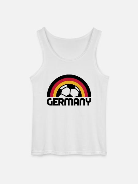 german rainbow soccer - Gildan Men’s Tank Top - white