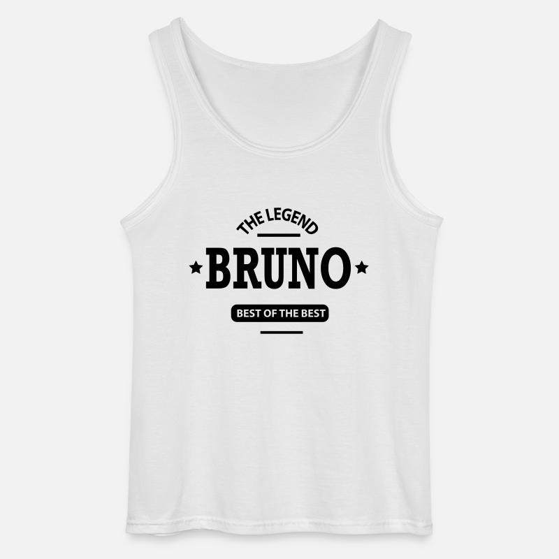 bruno - Gildan Männer Tank Top - Weiß