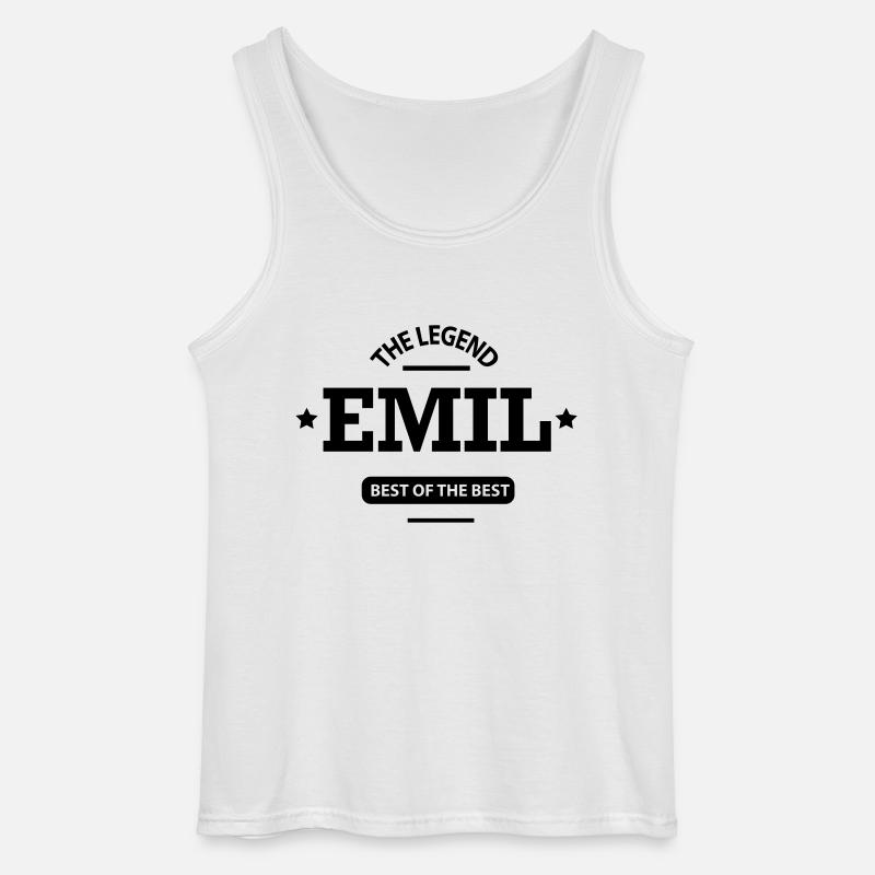 emil - Gildan Männer Tank Top - Weiß