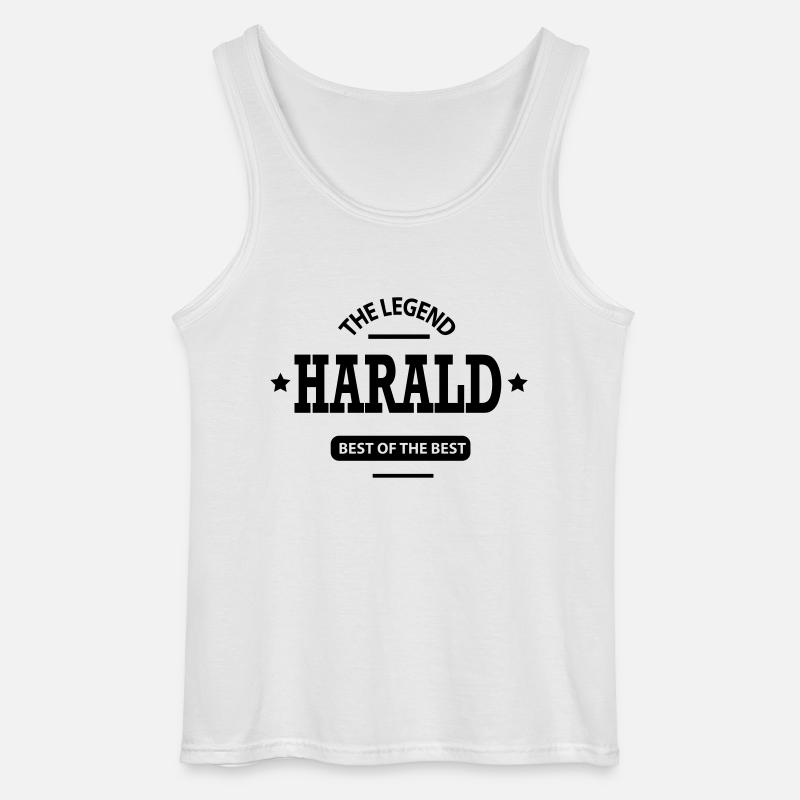 harald - Gildan Männer Tank Top - Weiß
