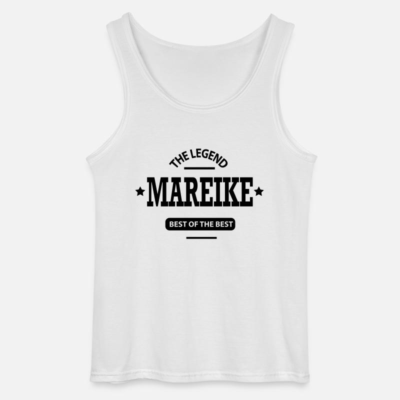 mareike - Gildan Männer Tank Top - Weiß