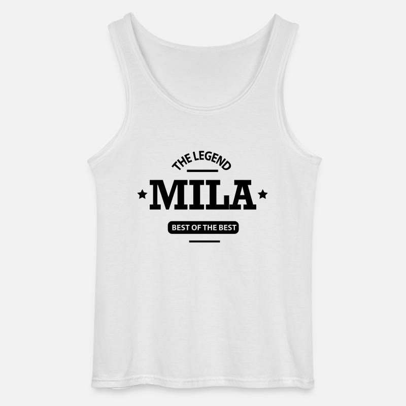 mila - Gildan Männer Tank Top - Weiß