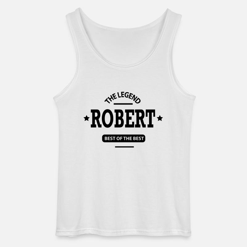robert - Gildan Männer Tank Top - Weiß