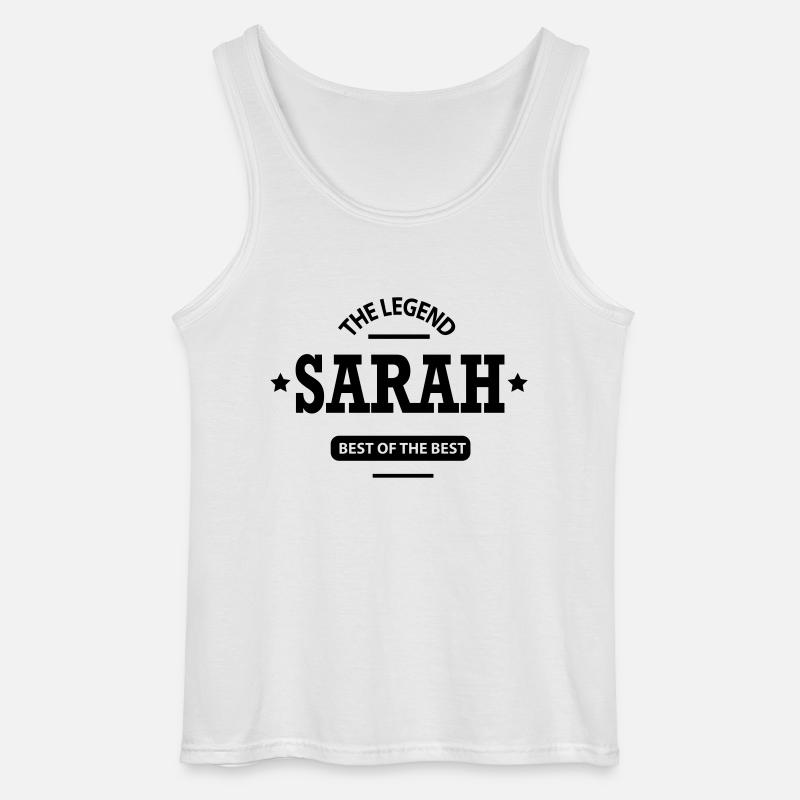 sarah - Gildan Männer Tank Top - Weiß
