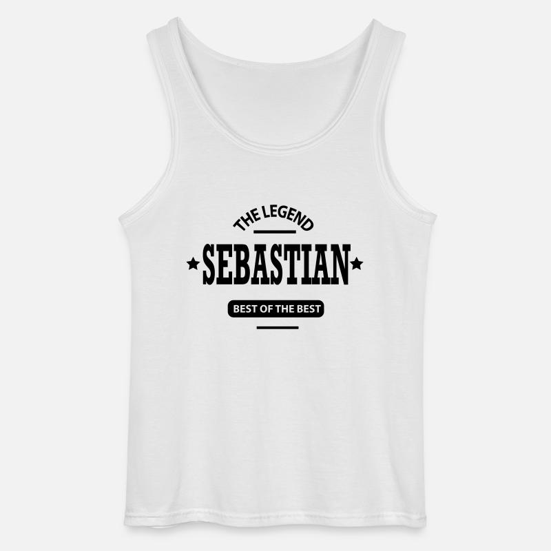 sebastian - Gildan Männer Tank Top - Weiß