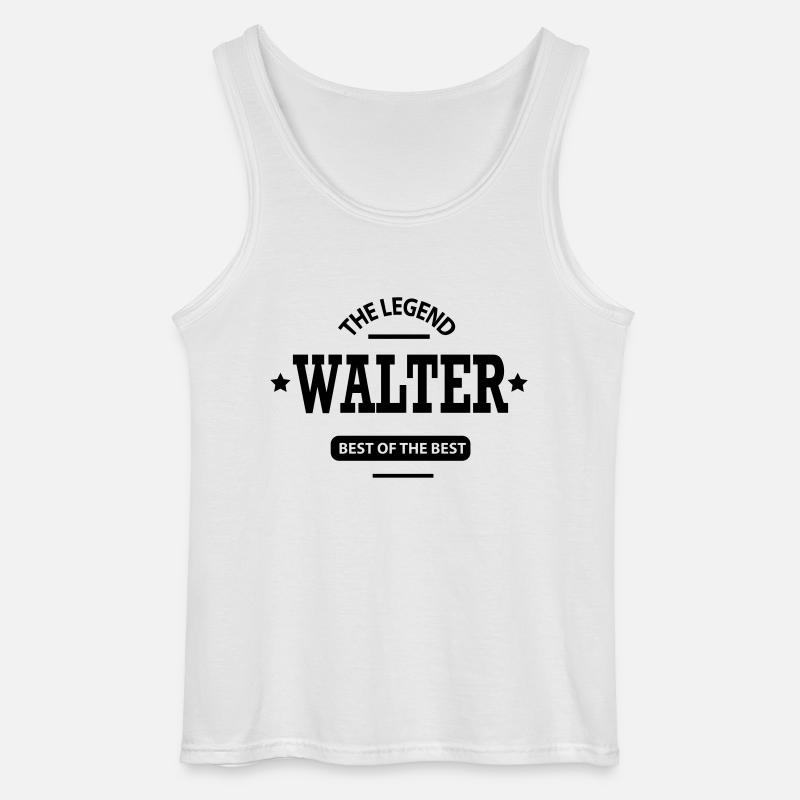 walter - Gildan Männer Tank Top - Weiß