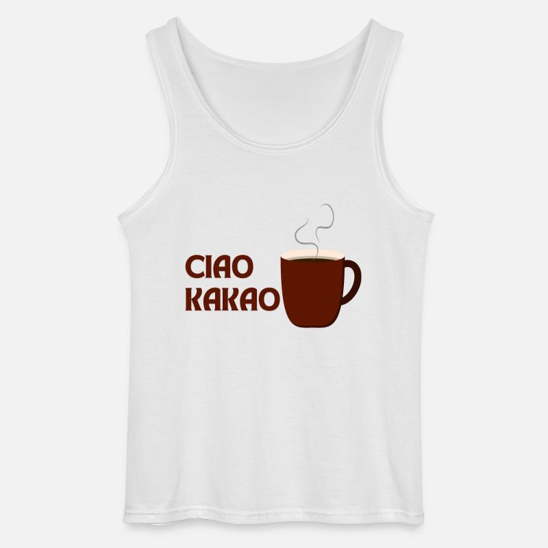 Ciao Kakao - Gildan Männer Tank Top - Weiß