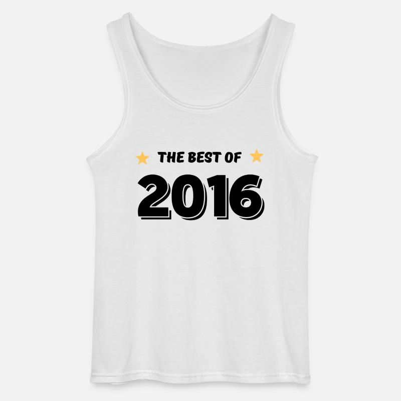 Das Beste aus 2016 - Gildan Männer Tank Top - Weiß