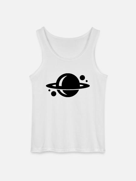 planet - Gildan Männer Tank Top - Weiß