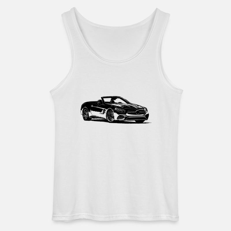 Cabrio - Gildan Männer Tank Top - Weiß