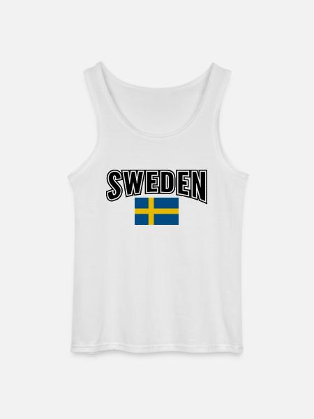 Schweden - Gildan Männer Tank Top - Weiß