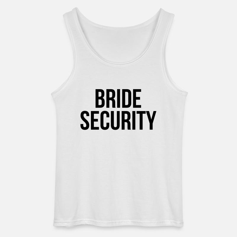 Bride security - Gildan Männer Tank Top - Weiß