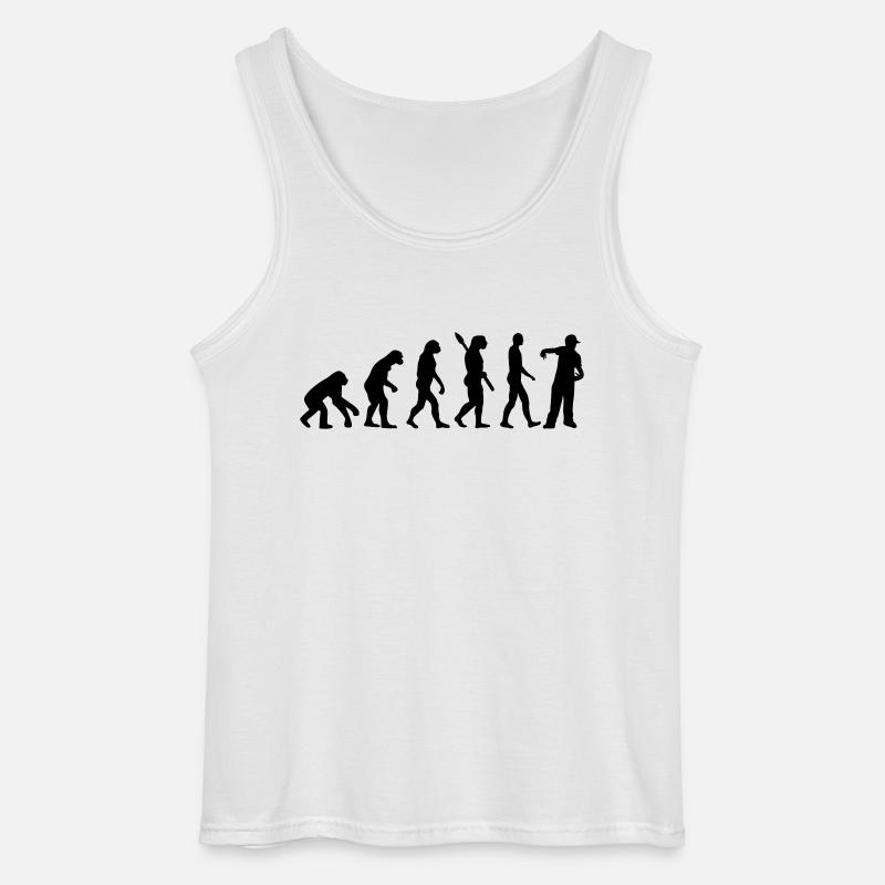 Évolution Rapper - Débardeur Gildan Homme - blanc