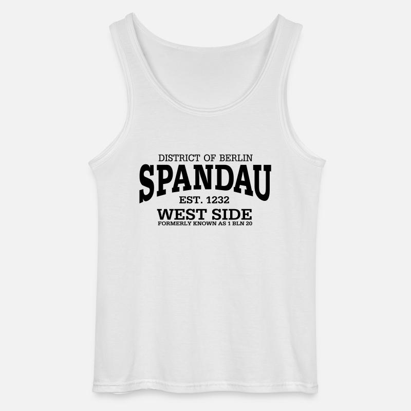 Spandau Berlin - Gildan Männer Tank Top - Weiß